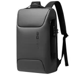 Sac à dos imperméable de ville résistant avec rangement sécurisé gris Sac à dos imperméable de ville résistant avec rangement sécurisé gris