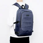 Sac à dos imperméable homme avec USB et sécurité orté dos Sac à dos imperméable homme avec USB et sécurité orté dos