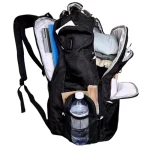 Sac à dos imperméable multipoches polyvalent miniature ouvert Sac à dos imperméable multipoches polyvalent miniature ouvert