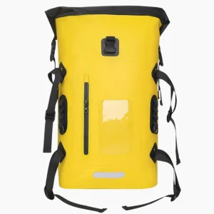 Sac à dos imperméable sport nautique et aventure couleur jaune