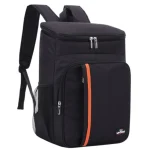 Sac à dos isotherme 18 litres pour repas nomades noir Sac à dos isotherme 18 litres pour repas nomades noir