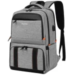 Sac à dos isotherme femme avec poche ordinateur gris Sac à dos isotherme femme avec poche ordinateur gris