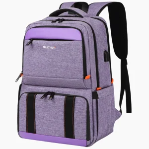 Sac à dos isotherme femme avec poche ordinateur rose