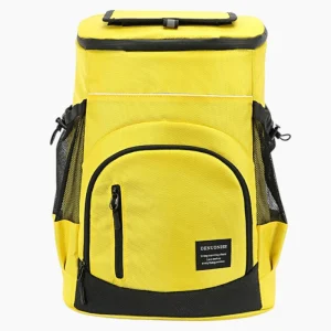 Sac à dos isotherme pique-nique ultra-résistant parfait pour l'aventure jaune