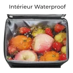 Sac à dos isotherme repas pour pique-nique ou camping interieur Sac à dos isotherme repas pour pique-nique ou camping interieur