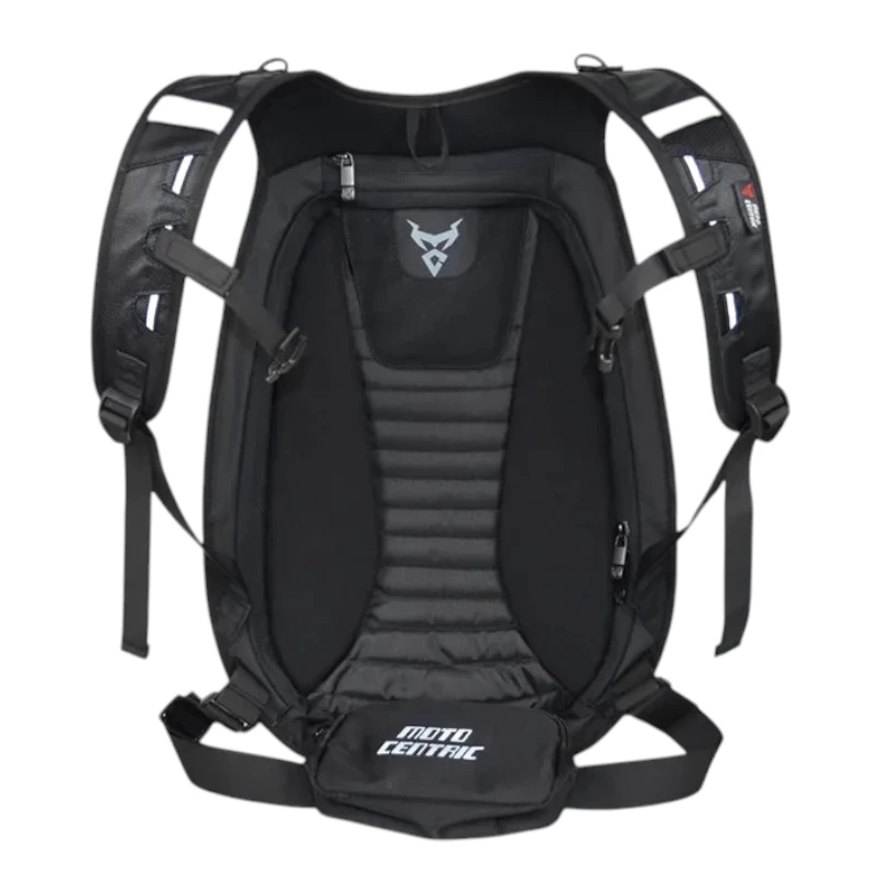 Sac à dos moto carbone polyvalent et imperméable bretelles
