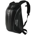 Sac à dos moto carbone polyvalent et imperméable noir Sac à dos moto carbone polyvalent et imperméable noir