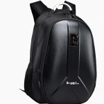 Sac à dos moto coque rigide fibre de carbone Sac à dos moto coque rigide fibre de carbone