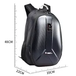 Sac à dos moto coque rigide fibre de carbonedimensions Sac à dos moto coque rigide fibre de carbonedimensions