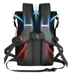 Sac à dos moto étanche durable et léger pour aventure et voyage bretelles