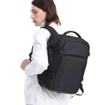 Sac à dos moto ordinateur avec port USB et imperméable porté
