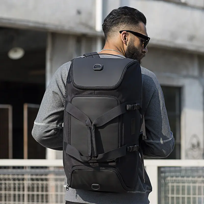 Sac à dos multifonction étanche grand format porté dos
