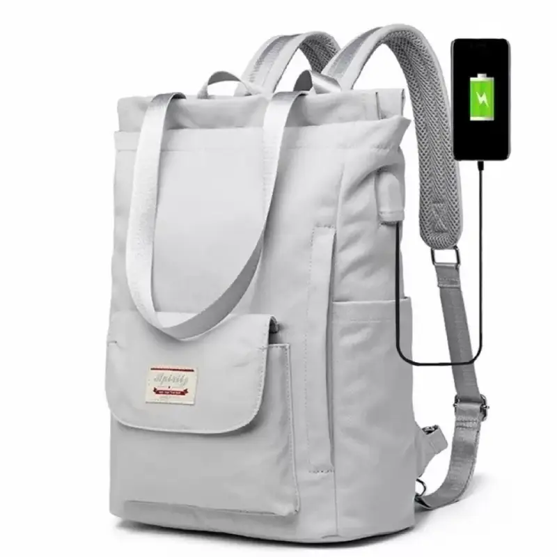 Sac à dos ordinateur étanche pour femme moderne USB