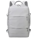 Sac à dos pour femme anti vol pour voyager avec compartiment chaussures gris Sac à dos pour femme anti vol pour voyager avec compartiment chaussures gris