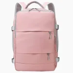 Sac à dos pour femme anti vol pour voyager avec compartiment chaussures rose Sac à dos pour femme anti vol pour voyager avec compartiment chaussures rose