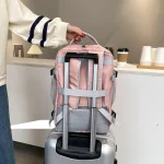 Sac à dos pour femme anti vol pour voyager compartiment chaussures sur valise Sac à dos pour femme anti vol pour voyager compartiment chaussures sur valise