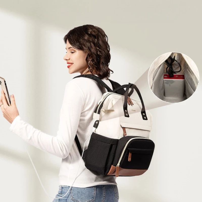 Sac à dos pour femme chic et imperméable parfait pour le voyage porté