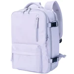 Sac à dos pour femme imperméable et antivol polyvalent ultra-résistant mauve Sac à dos pour femme imperméable et antivol polyvalent ultra-résistant mauve