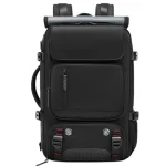 Sac à dos pour femme imperméable et ergonomique idéal pour le voyage noir Sac à dos pour femme imperméable et ergonomique idéal pour le voyage noir