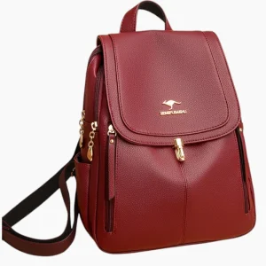 Sac à dos pour femme mignon et pratique pour voyages rouge