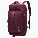 Sac à dos pour femme pour aller au sport ou voyager bordeau Sac à dos pour femme pour aller au sport ou voyager bordeau