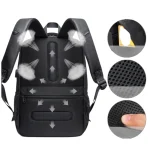 Sac à dos pour homme d'affaire polyvalent et résistant avec port USB bretelles Sac à dos pour homme d'affaire polyvalent et résistant avec port USB bretelles