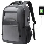 Sac à dos pour homme d'affaire polyvalent et résistant avec port USB gris Sac à dos pour homme d'affaire polyvalent et résistant avec port USB gris