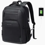 Sac à dos pour homme d'affaire polyvalent et résistant avec port USB noir Sac à dos pour homme d'affaire polyvalent et résistant avec port USB noir