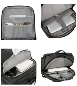 Sac à dos pour homme élégant et résistant pour voyage connecté détails Sac à dos pour homme élégant et résistant pour voyage connecté détails