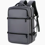 Sac à dos pour homme élégant et résistant pour voyage connecté gris Sac à dos pour homme élégant et résistant pour voyage connecté gris