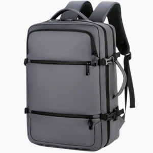 Sac à dos pour homme élégant et résistant pour voyage connecté gris