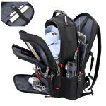 Sac à dos pour homme grand volume résistant et imperméable ouvert Sac à dos pour homme grand volume résistant et imperméable ouvert