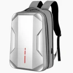 Sac à dos pour homme pour ordinateur 17 pouces rigide et imperméable blanc Sac à dos pour homme pour ordinateur 17 pouces rigide et imperméable blanc