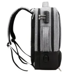 Sac à dos pour homme pour ordinateur imperméable avec port USB profil Sac à dos pour homme pour ordinateur imperméable avec port USB profil