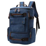 Sac à dos pour homme pour voyage vintage pratique et robuste bleu Sac à dos pour homme pour voyage vintage pratique et robuste bleu