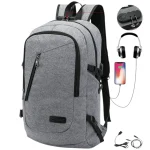 Sac à dos pour homme ville antivol pratique et confortable gris Sac à dos pour homme ville antivol pratique et confortable gris