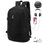Sac à dos pour homme ville antivol pratique et confortable noir Sac à dos pour homme ville antivol pratique et confortable noir