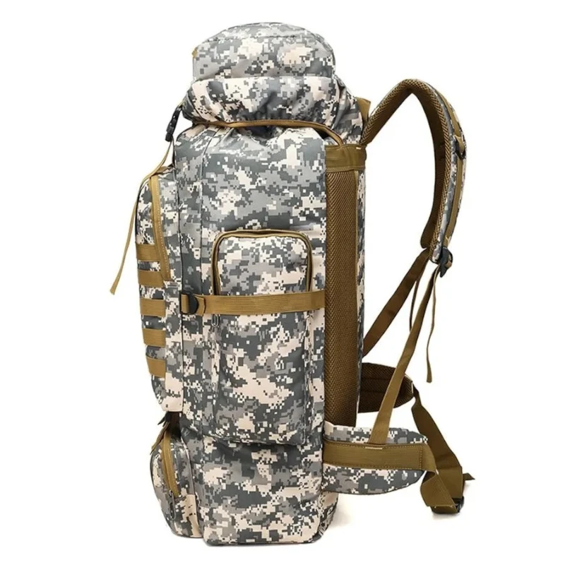 Sac à dos randonnée 80L imperméable ultra résistant pour aventuriers profil