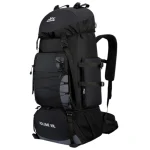 Sac à dos randonnée 90 litres ergonomique et résistant noir Sac à dos randonnée 90 litres ergonomique et résistant noir