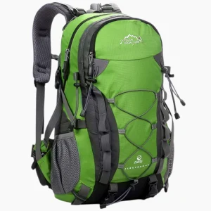 Sac à dos randonnée étanche polyvalent pour aventure en plein air vert
