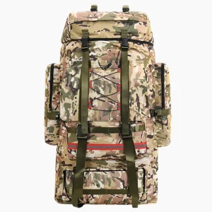 Sac à dos randonnée grande capacité résistant et confortable pour aventure beige