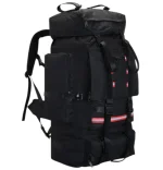 Sac à dos randonnée grande capacité résistant et confortable pour aventure noir Sac à dos randonnée grande capacité résistant et confortable pour aventure noir