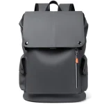 Sac à dos urbain étanche avec USB pour ordinateur portable gris Sac à dos urbain étanche avec USB pour ordinateur portable gris