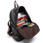 Sac à dos urbain homme en simili cuir interieur Sac à dos urbain homme en simili cuir interieur