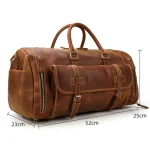 Sac de voyage en cuir bandoulière marron dimensions Sac de voyage en cuir bandoulière marron dimensions