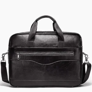 Sac de voyage en cuir étanche noir