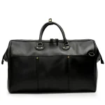 Sac de voyage en cuir pour homme elegant noir