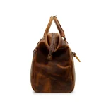 Sac de voyage en cuir pour homme elegant profil