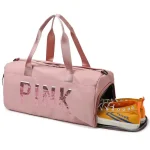 Sac week-end rose imperméable pour femmes chaussures Sac week-end rose imperméable pour femmes chaussures