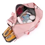 Sac week-end rose imperméable pour femmes interieur Sac week-end rose imperméable pour femmes interieur
